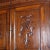 Wood Art Nouveau Provençal Hand-Carved Solid Wood Cabinet For Sale - Image 7 of 10