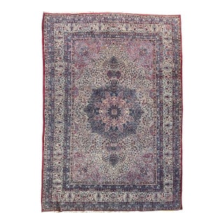 Botanical Pastel Rug 8.10 x 12.8 For Sale