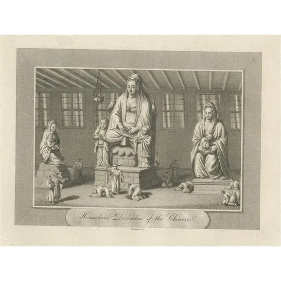 Early 19th Century Household Divinities of the Chinese, 1808, Paper For Sale - Image 5 of 5