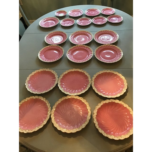 Art Deco 1920s Cauldron of England Antique Plates for Gillman Collamore of Fifth Avenue Ny- 18 Pieces For Sale - Image 3 of 8