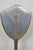 Antique Art Deco Etched Silverplate Floral Heart Hand Vanity Mirror 14" For Sale - Image 10 of 14