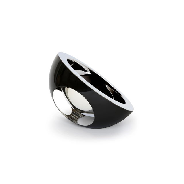 This 18/8 grade stainless steel bowl is finished with Japanese lacquer and is part of a limited edition of 28. Japanese...