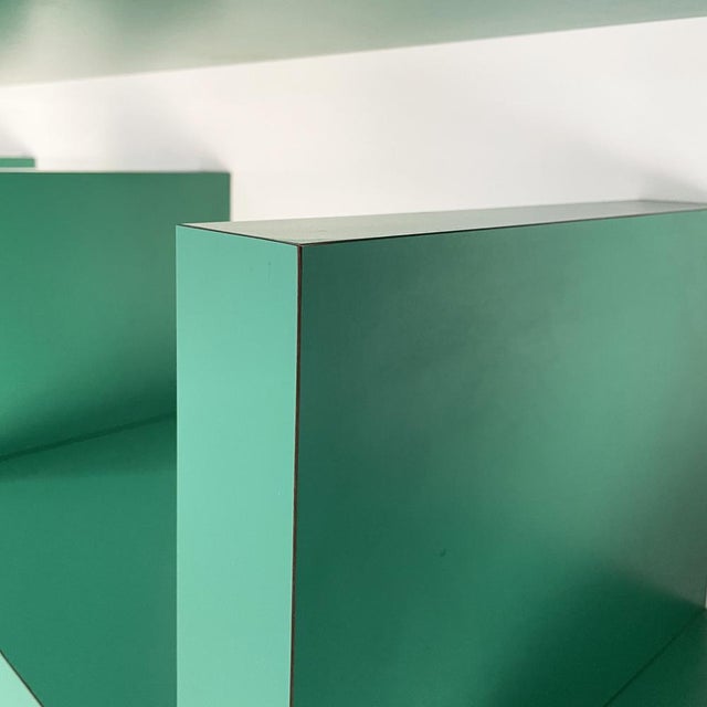 Black Italian Modern Laminate Bookcase by Ettore Sottsass, 1981 For Sale - Image 8 of 18