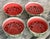 Hand Made in Greece Vintage Watermelon Bowls - Set of Four For Sale In Seattle - Image 6 of 11