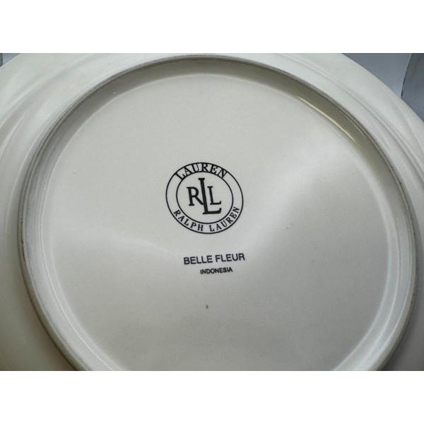 1990s 1990s Set of 4 Vintage Ralph Lauren "Belle Fleur" Floral Salad Plates | Cottagecore Dinnerware For Sale - Image 5 of 5