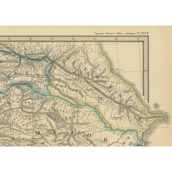 Map of Crossroads from Albania to Assyria, 1880 For Sale - Image 3 of 6