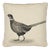 Country Linen Pheasant Right Piped Tapestry Cushion by Hines of Oxford For Sale