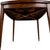 Vintage Old Colony Beacon Hill Walnut & Leather Games Table W/ Hidden Drink Holders For Sale - Image 13 of 14