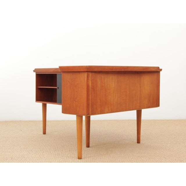Mid-Century Modern Scandinavian Boomerang Desk by Arne Hovmand-Olsen, 1950s For Sale - Image 13 of 18