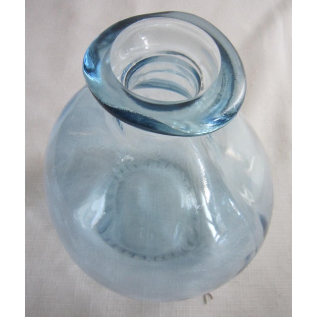 Vintage Vidrios Blue San Miguel Glass Vase Chairish