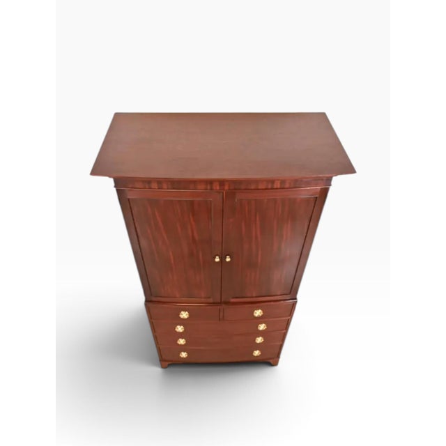 2010s Armoire Dresser, Federal Mahogany, Vintage by Baker Furniture For Sale - Image 5 of 8