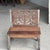 Mini Bench with Carved Backrest, 1980s For Sale - Image 12 of 18