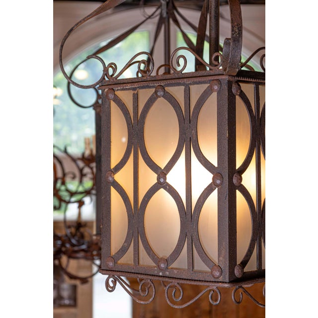 Mid 20th Century French Lanterns - a Pair For Sale - Image 4 of 6