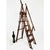 Magnificent Victorian Architectural A-Frame Ladder, Presentation & Showroom Display Model. An Elite Late-Victorian Retail...