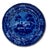 Stunning & Rare Antique Original Set of 9 Dark Flow Blue English Staffordshire 10 Inch Dinner Plates Circa 1830s For Sale - Image 11 of 17