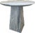 Contemporary Bardiglio Round Marble Table For Sale - Image 3 of 6