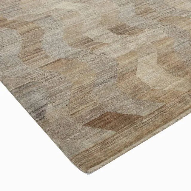 2010s Handwoven Persian Gabbeh Area Rug 5'5" X 8'0" For Sale - Image 5 of 7