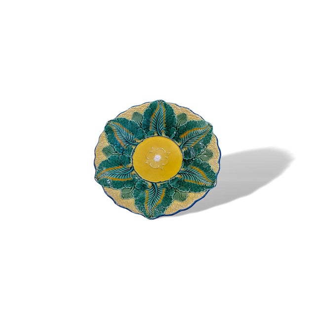 Wedgwood Majolica Cauliflower Pattern Compote Pedestal Bowl, Circa 1879