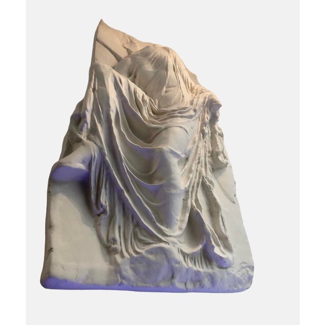 Sculpture Materials Vintage 1970’s Relief of Nike Adjusts Her Sandal 3 Dimensional Sculptural Wall Hanging For Sale - Image 7 of 12