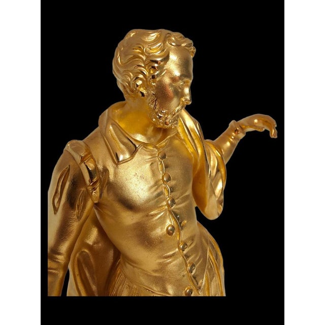 Figure in Gilt Bronze, 19th Century For Sale - Image 5 of 18
