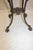 19th Century American Victorian Cast Iron Marble Top Lamp Table Stand For Sale - Image 4 of 8