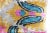Bohemian silk velvet ikat pillow with vibrant colors of yellow, light blue, beige, and gold. Super hand soft. Hand made...