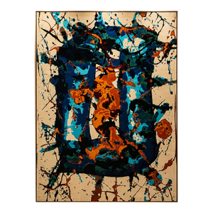 Tapis Sam Francis Sf-312 – Pièce Unique – Noué Main – Laine Soyeuse Sur Coton – Dimensions 205 X 290 Cm (81 X 114 In)