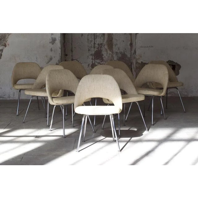 Conference Armchairs by Eero Saarinen for Knoll, 1956, Set of 10 For Sale - Image 13 of 13