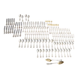 Tiffany & Co. Saratoga Sterling Silver Flatware Set - 129 Pieces For Sale