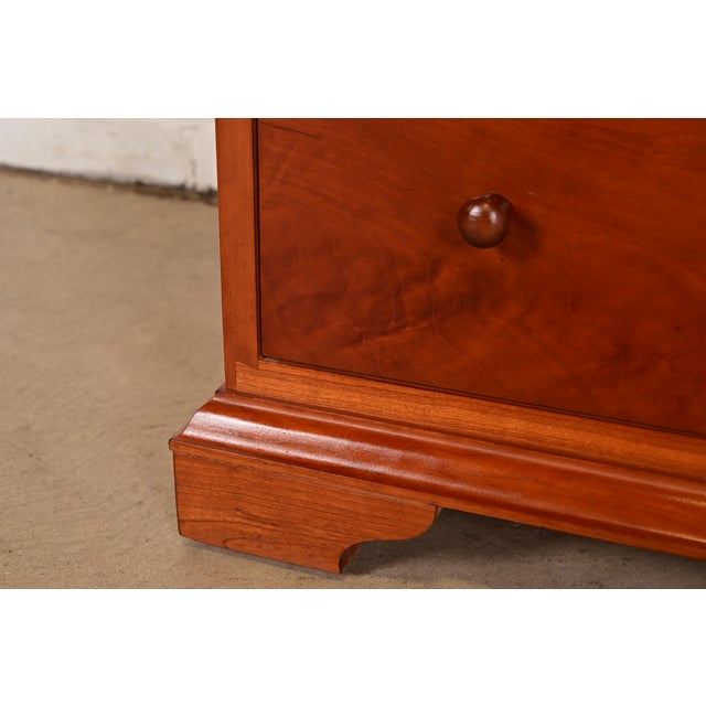 Harden Furniture Arts & Crafts Shaker Solid Cherry Wood Three-Drawer Dresser or Chest of Drawers For Sale - Image 11 of 15