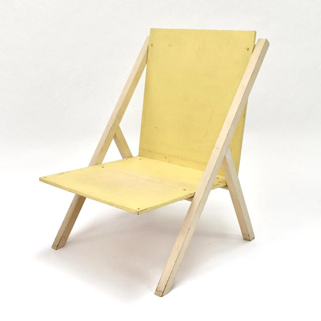 Mid-Century Dutch Prototype Salon Chair by Gerrit Rietveld Jr., 1955 For Sale - Image 17 of 18