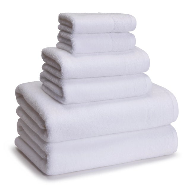 Contemporary Kyoto Bath Sheet Towel in White For Sale - Image 3 of 3