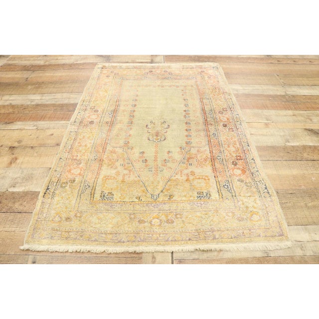 Textile Vintage Turkish Sivas Prayer Rug - 03'00 x 04'05 For Sale - Image 7 of 9