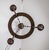 Early 20th Century Rustic Iron 3-Light Ring Chandelier For Sale - Image 4 of 10
