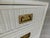 Late 20th Century Faux Bamboo Campaign Style Lingerie Chest Wicker Coastal Style For Sale - Image 5 of 11