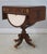 Age: Approx: 20 Years Old Details: Duncan Phyfe Pedestal Base High Quality Construction Pull Out Fabric Trimmed Drawer On...