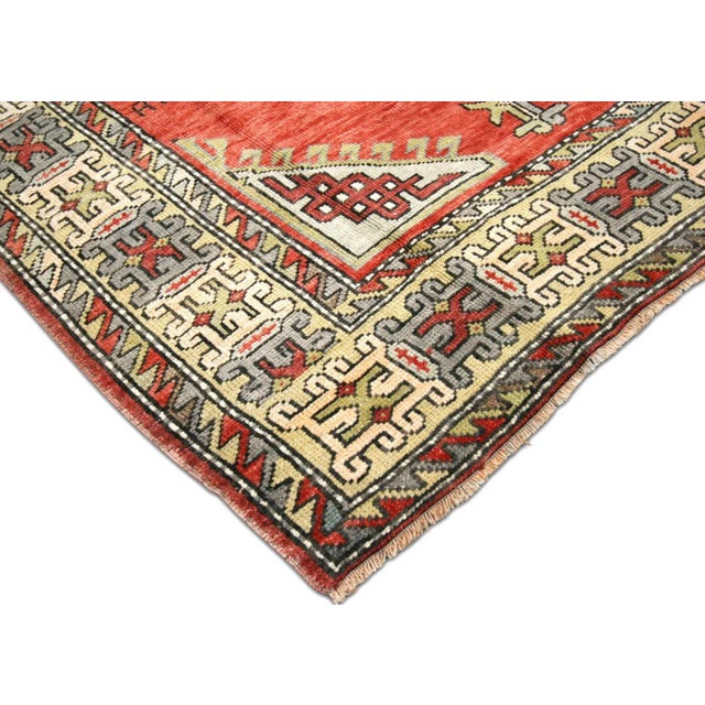 Illustration 1960s Turkish Oushak Rug For Sale - Image 3 of 7