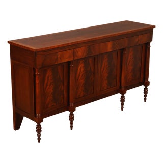 Craftique Sheraton Style Mahogany Sideboard For Sale