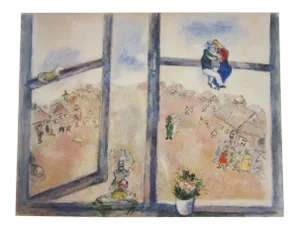 1987 Marc ChagallTel Aviv Museum Original Poster