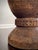 Mid-Century Modern Made Goods Marek Mango Wood Drum Side Table – Sculptural Carved Pedestal, Organic Modern For Sale - Image 3 of 13