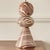 Contemporary Ceramic Swan Terracotta & White Table Lamp by Henry Holland Studio For Sale - Image 3 of 5
