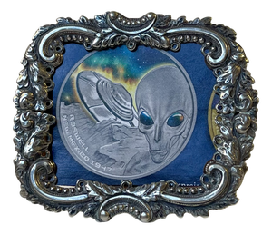 Antique European Hallmarked Silver Frame