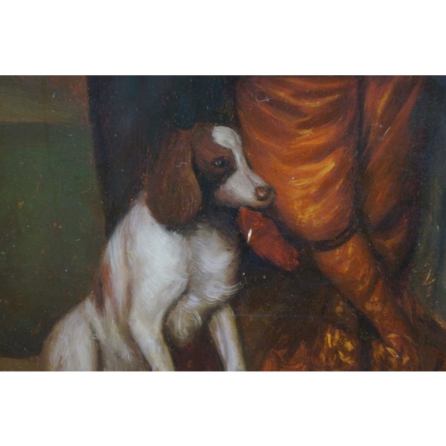 Late 20th Century Charles II James Duke of York Princess Mary Oil Painting Van Dyck Henry Stone For Sale - Image 11 of 11