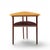 Mid 20th Century Paul Frankl for Johnson Furniture Mid Century Cork and Mahogany Side End Table For Sale - Image 5 of 9