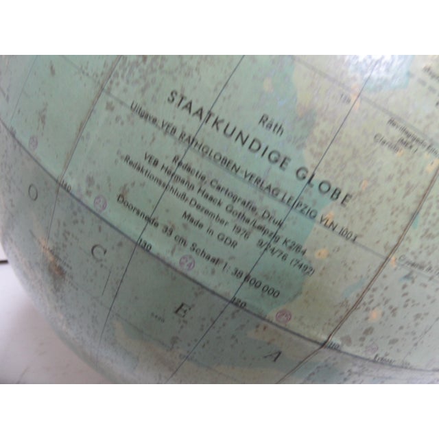 Vintage Globe in Papier Mache, 1950s For Sale - Image 6 of 11