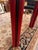 Late 20th Century Sculptural Red & Black Glass-Top Dining Table For Sale - Image 5 of 8