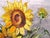 Bernhard Templin, Autumn Still Life with Sunflowers, 1920s, Tempera Painting on Canvas, Framed For Sale - Image 10 of 14