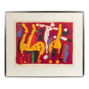 Marino Marini (Italian, 1901-1980) 'Cheveaux et Cavaliers V' Lithograph