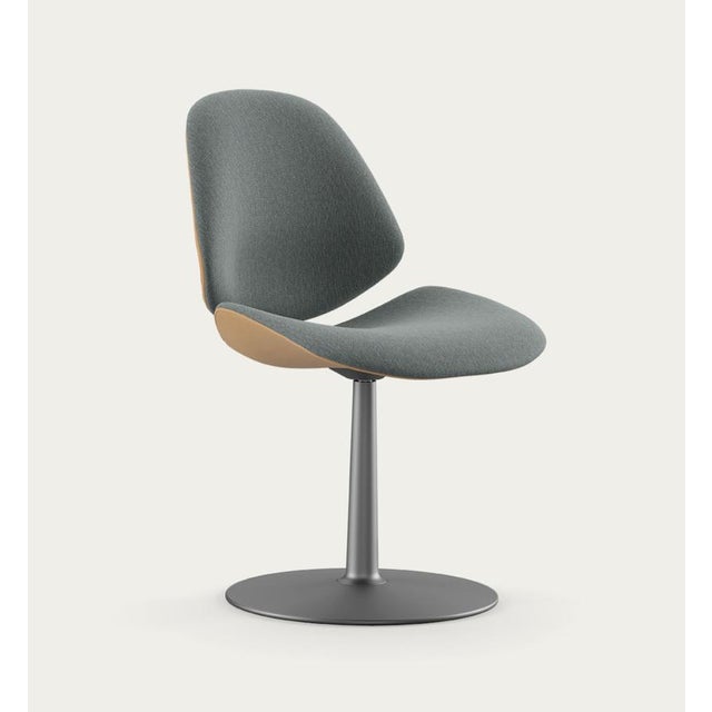 Salto and sigsgaard council family salon chair base: graphite, front: steelcut quartet 144 + back: nevada sand for one...