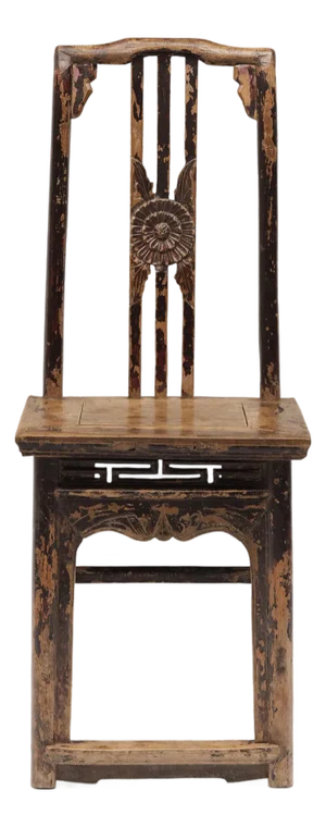 Chinese Chrysanthemum Lady's Chair, C. 1800